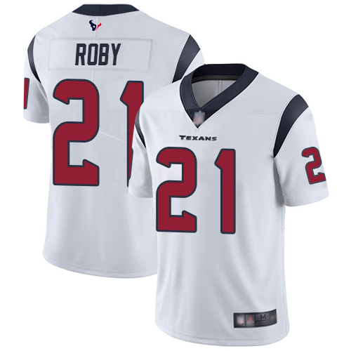 Houston Texans Limited White Men Bradley Roby Road Jersey NFL Football #21 Vapor Untouchable->houston texans->NFL Jersey